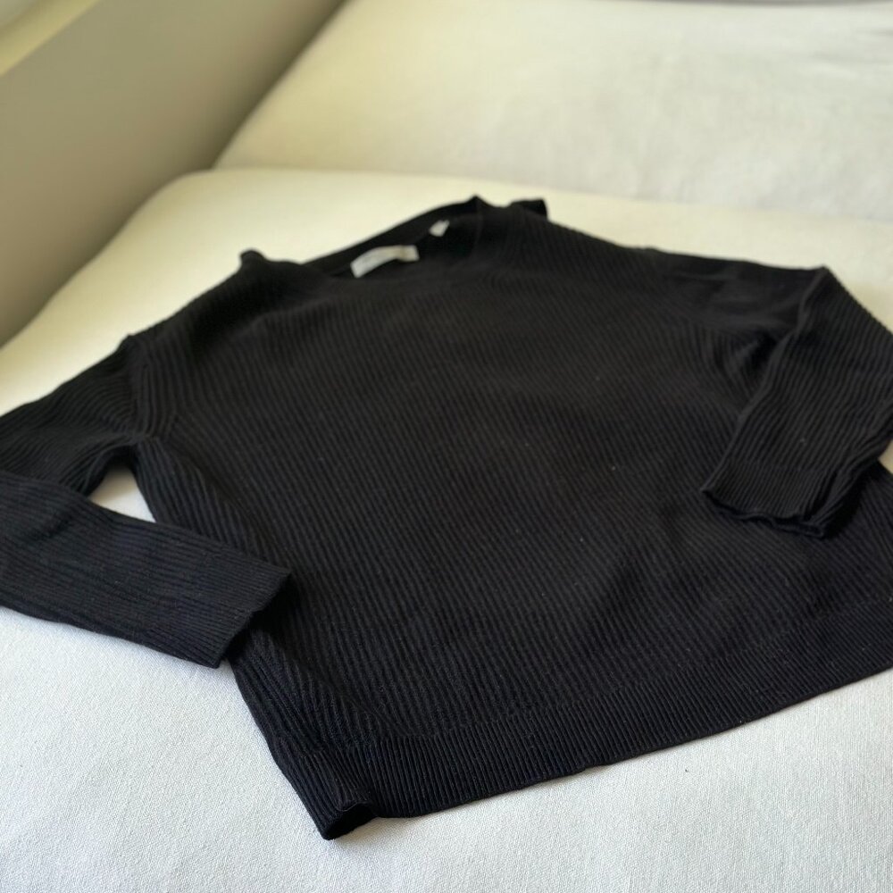 Vince Cashmere Cotton Sweater with Sexy Detail on the Back (L)